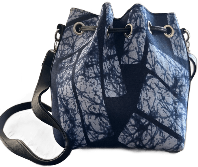 Sac seau Indigo mosaïque